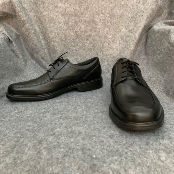 Bostonian Flexlite Men’s Lightweight Shock Absorbing Leather Black Lace Up Shoes - Picture 3 of 11